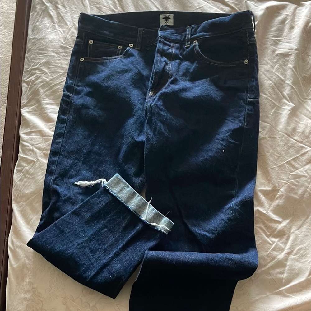 Dior Women's Straight Leg Jeans - Dark Blue